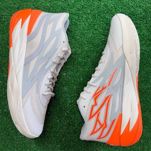 Puma LeMelo Ball MB.02 Grey Mens Basketball Shoes 378288-02 VNDS Sz 11.5 - Picture 4 of 8